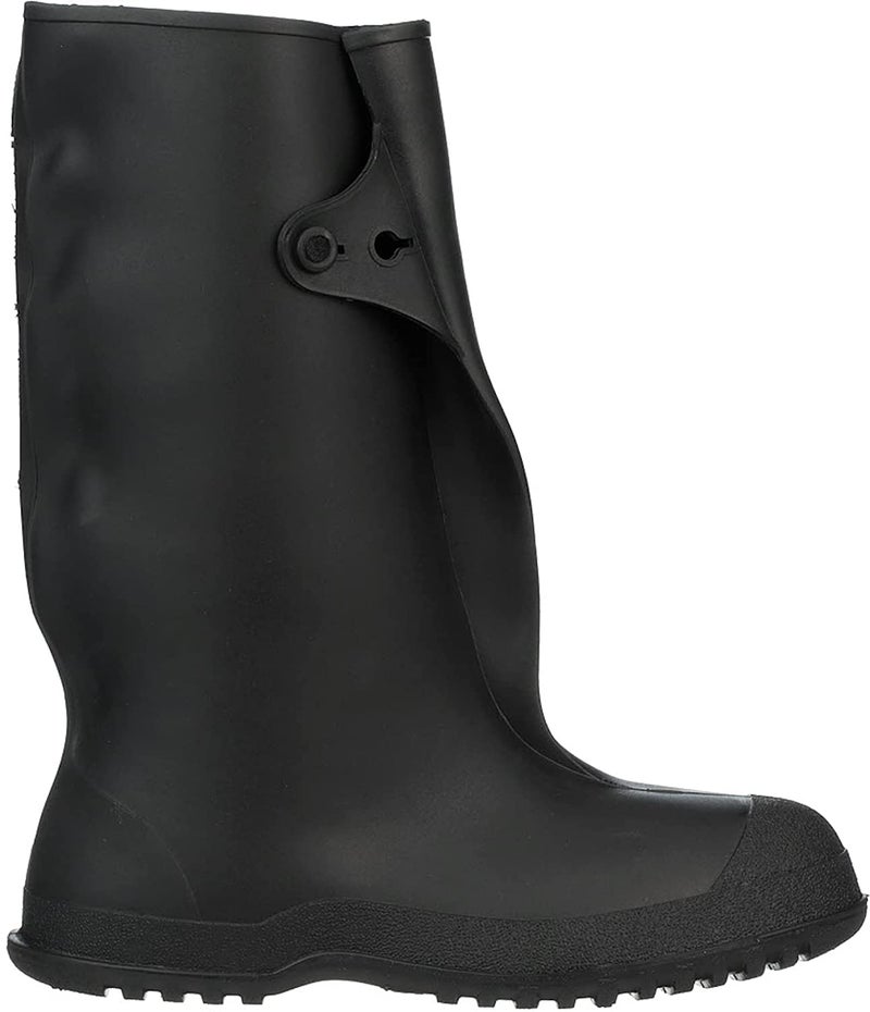 Tingley Workbrutes 35141 Waterproof PVC 14-Inch Height Overshoe, Large, Black - Image 1
